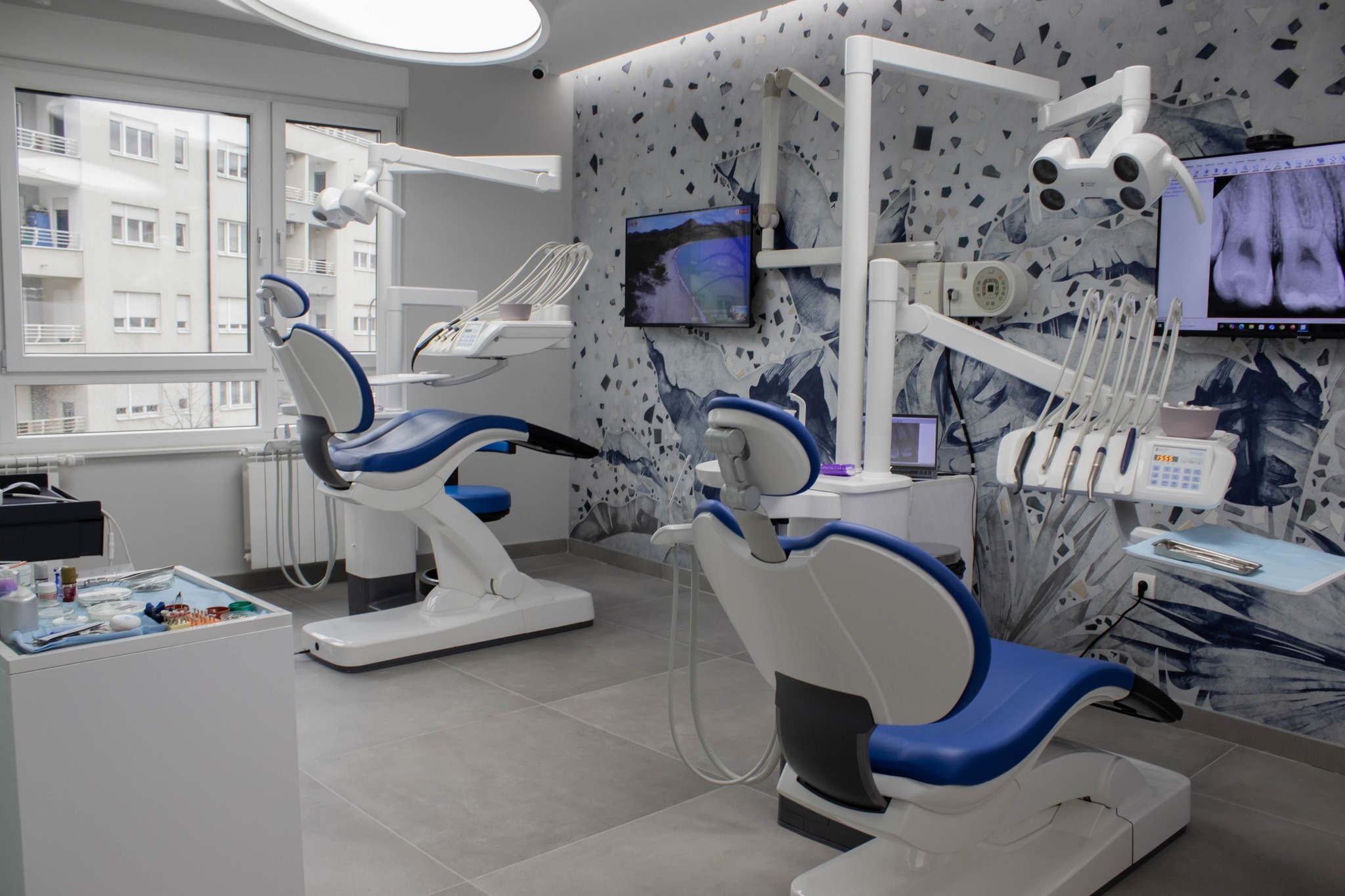Modern dental treatment room with advanced equipment